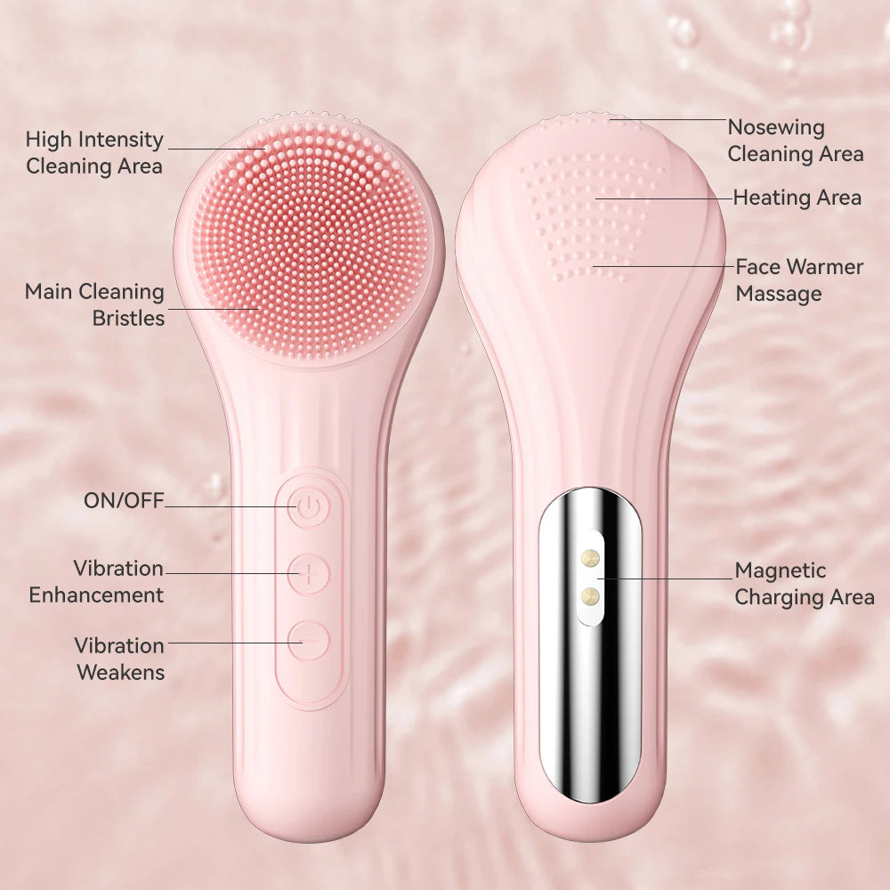 Rechargeable Sonic Facial Cleansing Brush