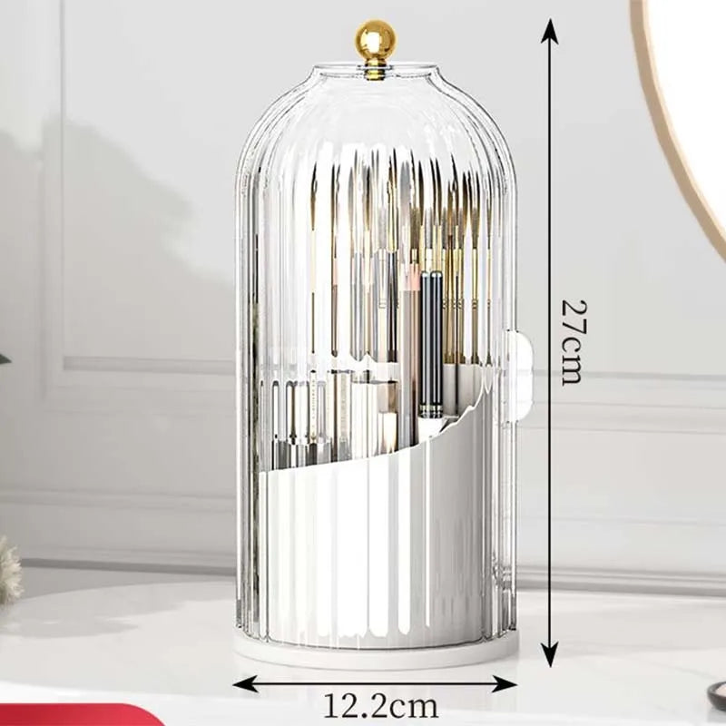 360° Rotating Makeup Brush Holder