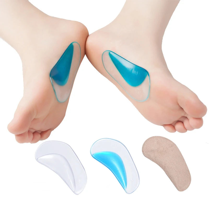 Silicone Arch Support Orthotic Insoles