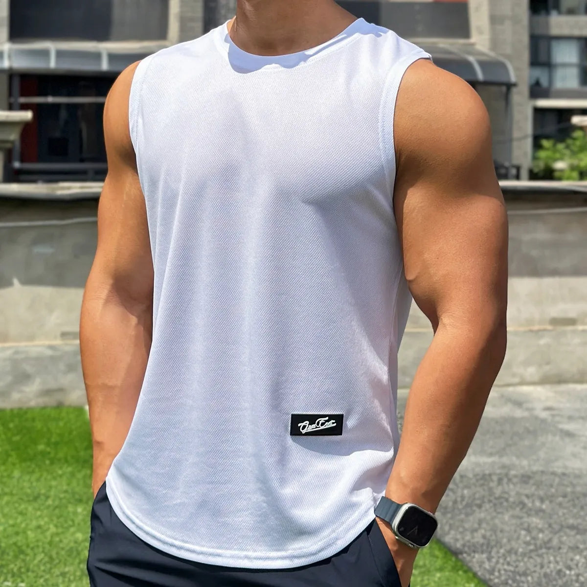 Mesh Breathable Gym Tank Top