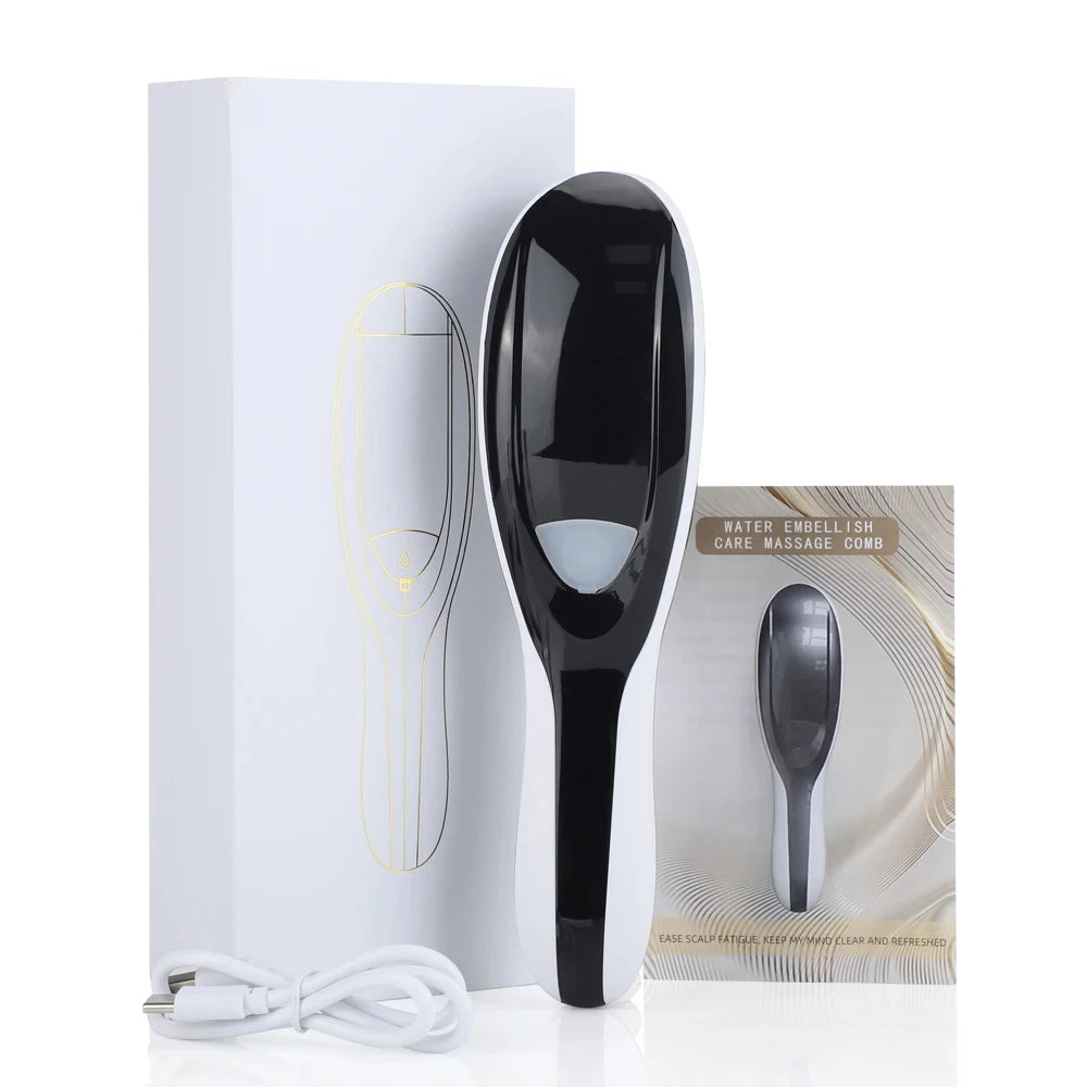 Electric LED Hair Growth Spray Comb