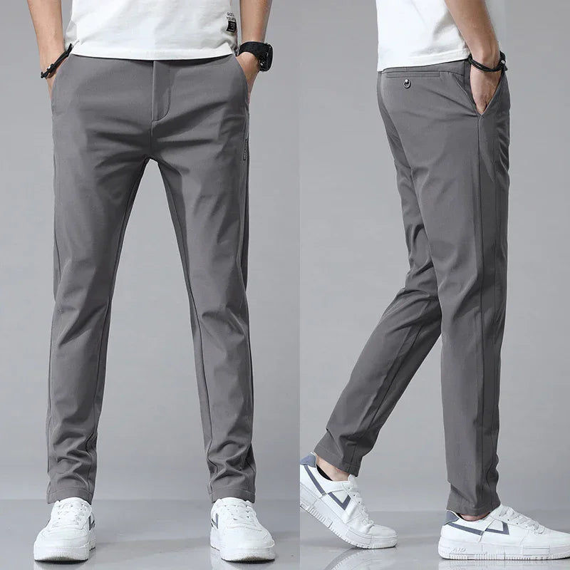 Ultra-Thin Stretch Slim Pants