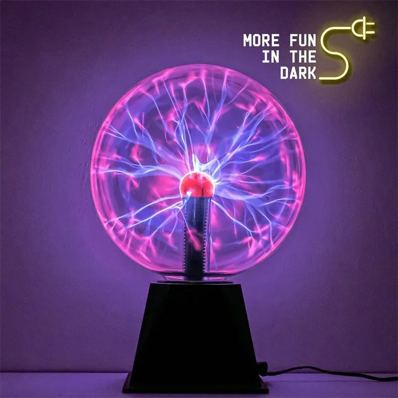 Touch Sensitive Plasma Ball Lamp