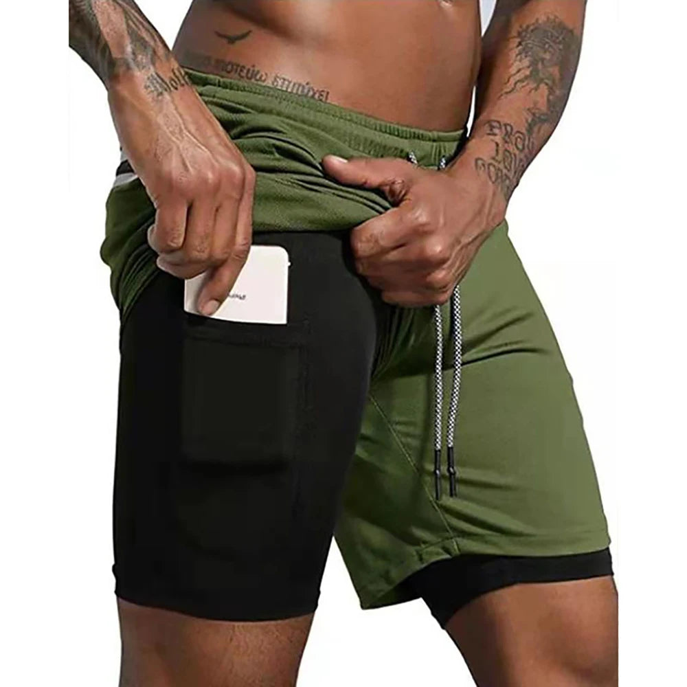 2-in-1 Sports Shorts