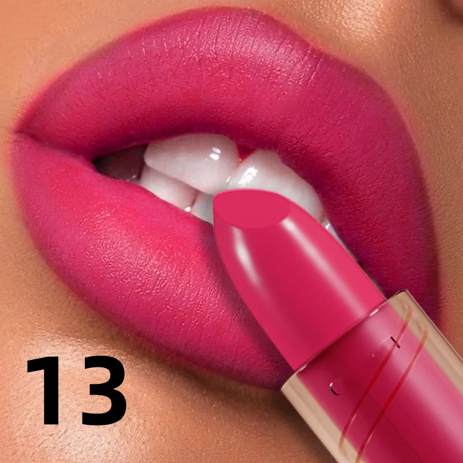 14-Color Waterproof Matte Lipstick Set