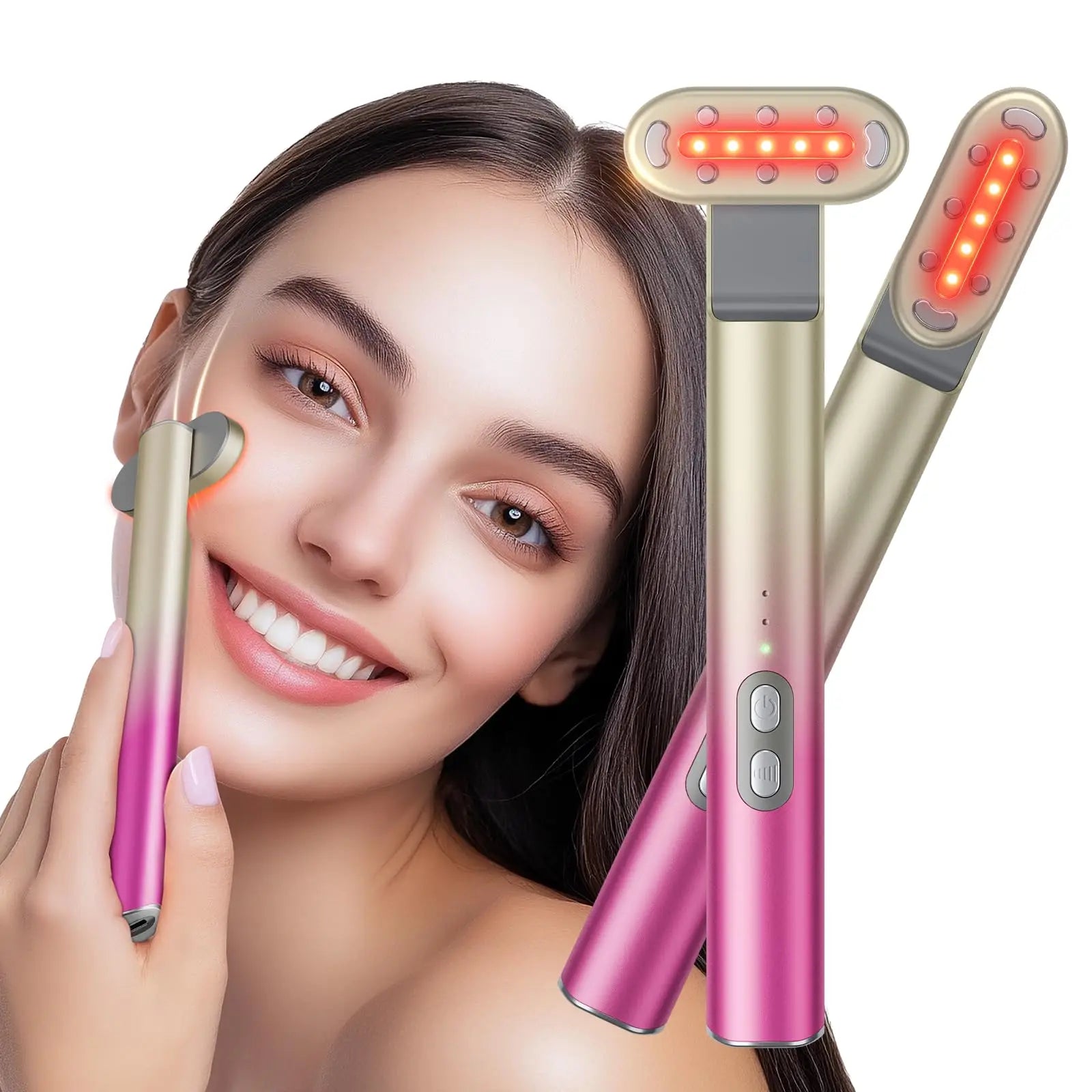 7-in-1 Red and Blue Light Therapy Device