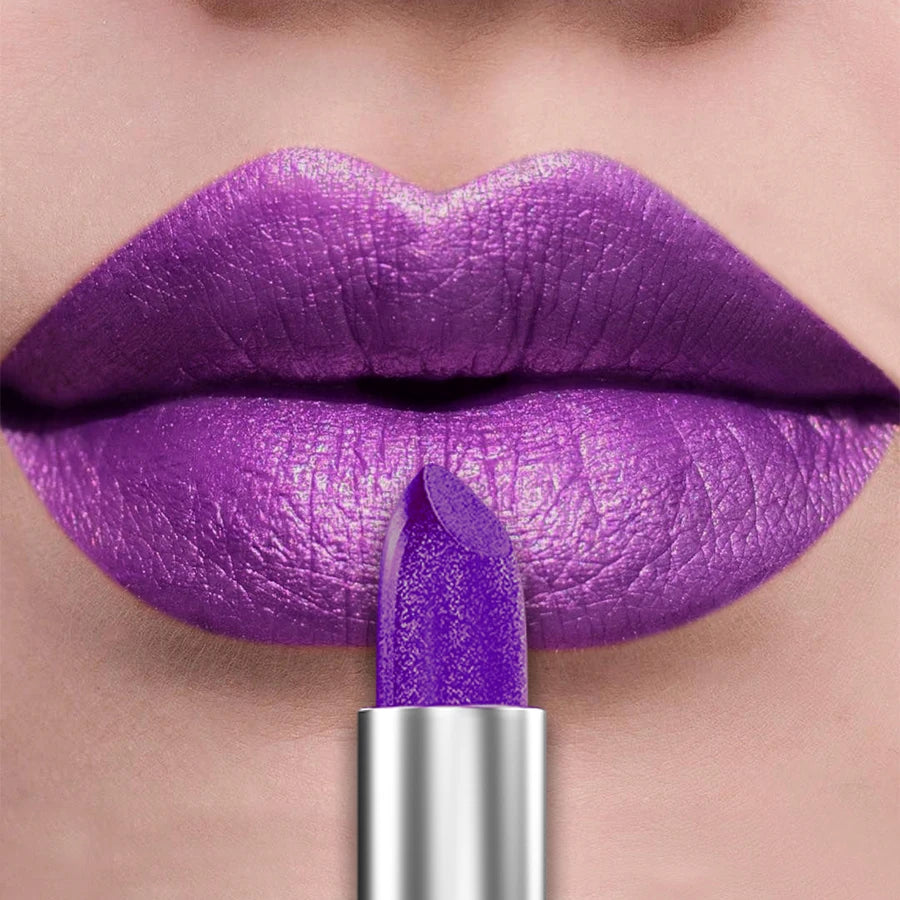 21-Color Metallic Glitter Lipstick Set