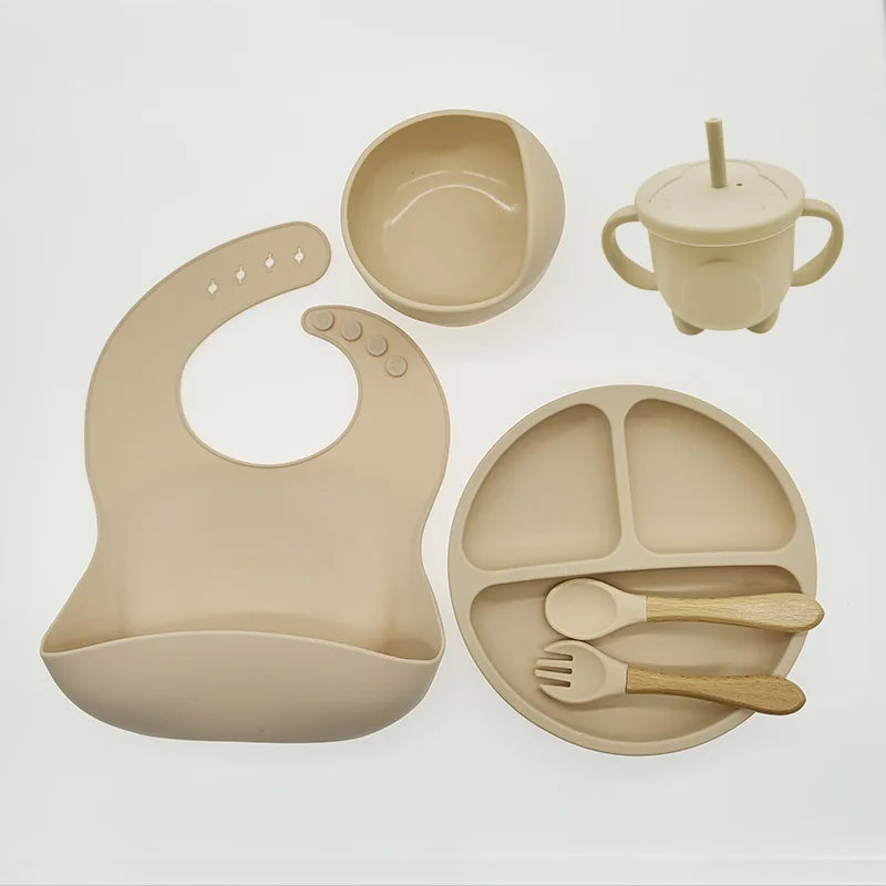 Silicone Baby Tableware Set