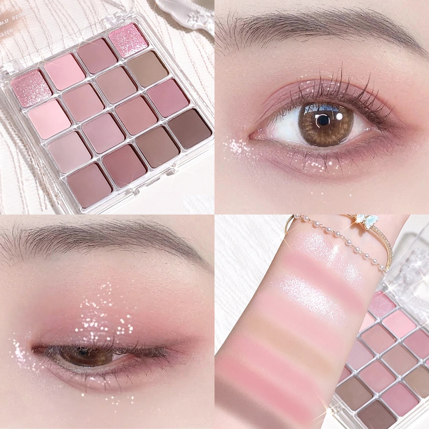 16-Color Sunset Eye Shadow Palette