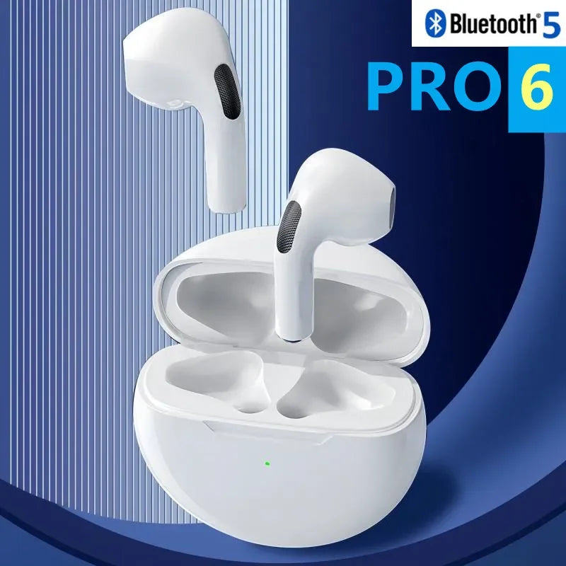 TWS Pro6 Bluetooth Earbuds