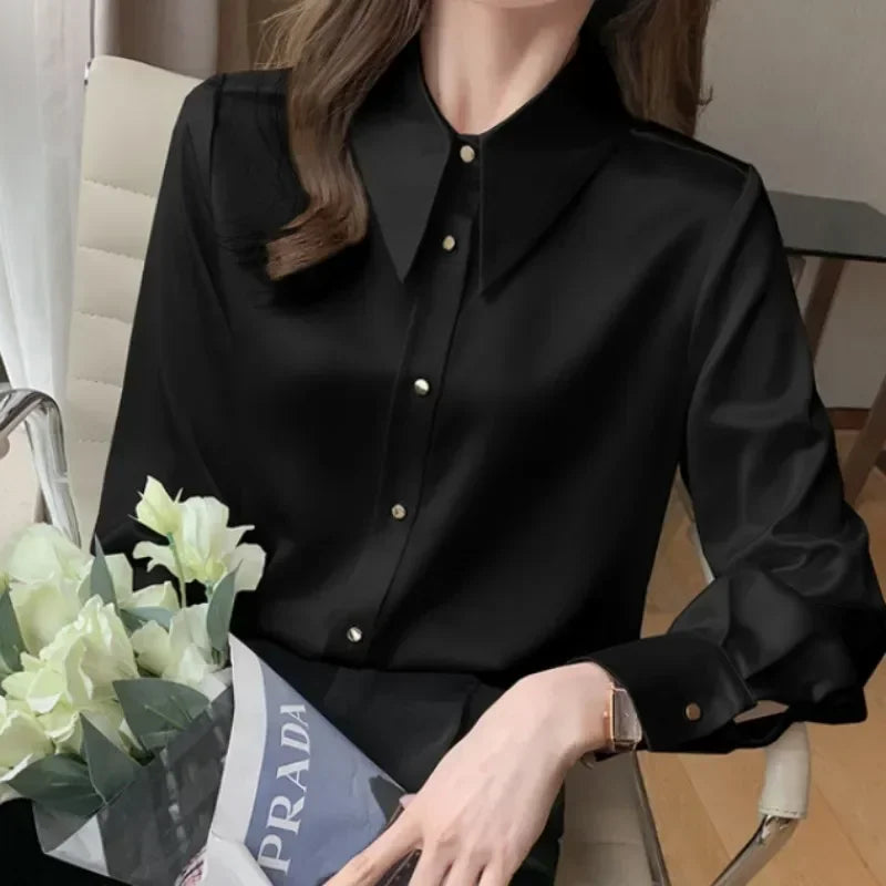 Korean Satin Blouse