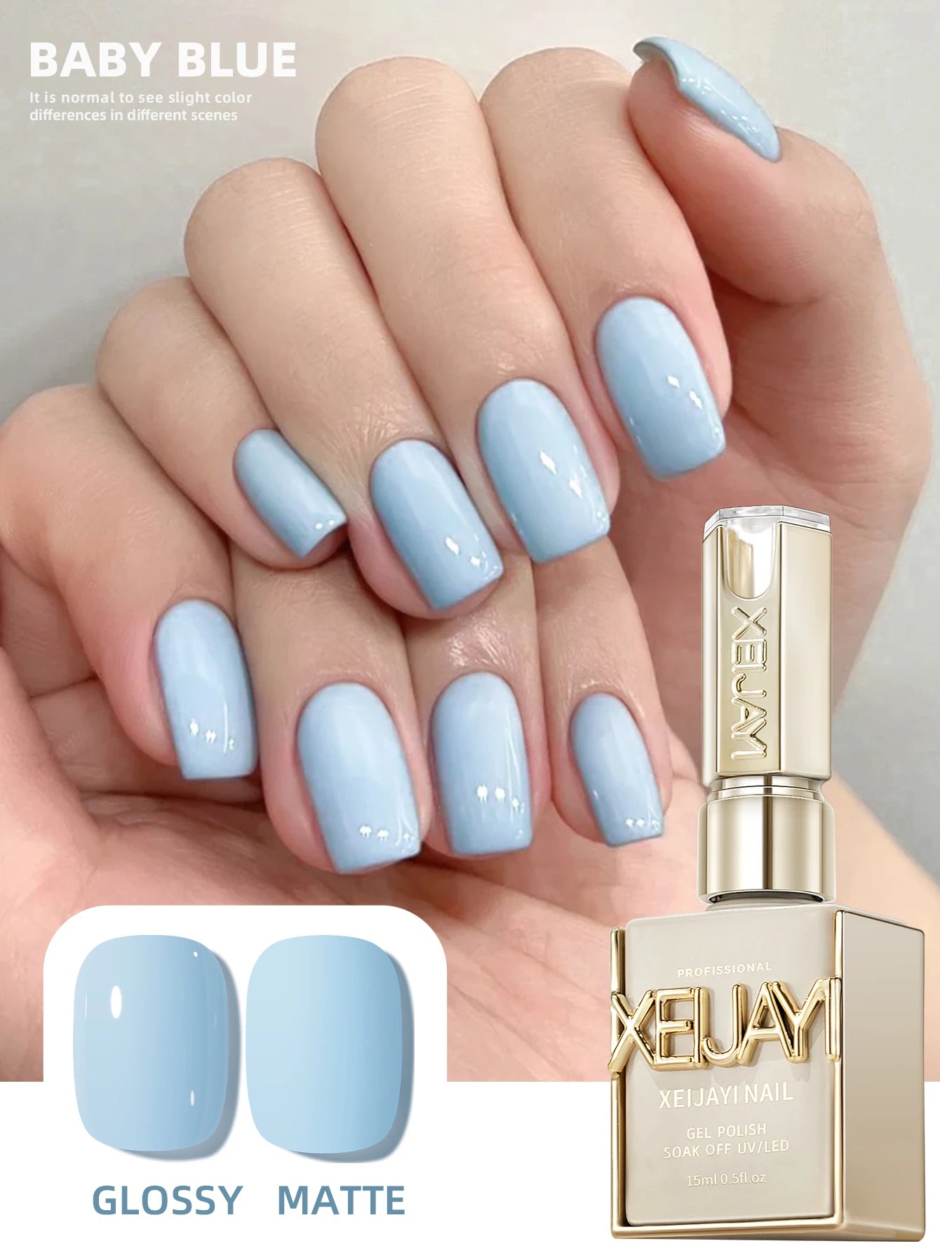 Baby Blue Pure Gel Nail Polish