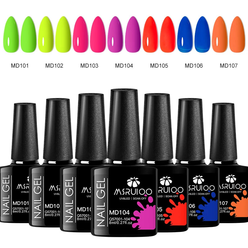 7-Piece UV Gel Polish Set