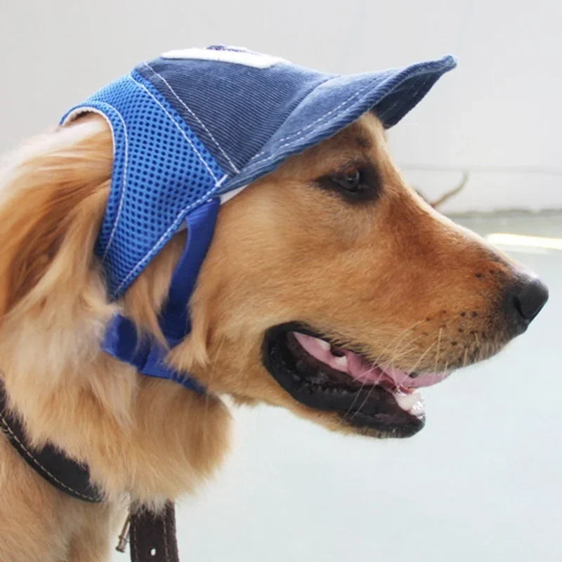 Breathable Cotton Dog Sun Hat