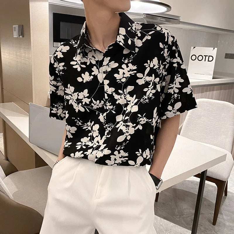 Floral Silk Shirt