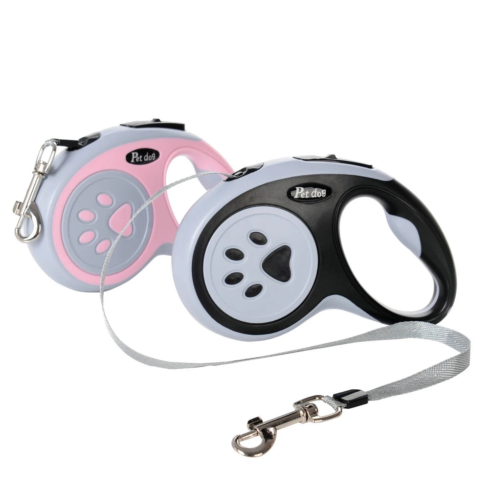 Automatic Retractable Nylon Dog Leash for Small Dogs Walking