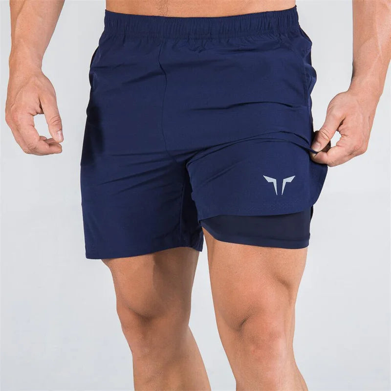 Double-Layer Gym Shorts