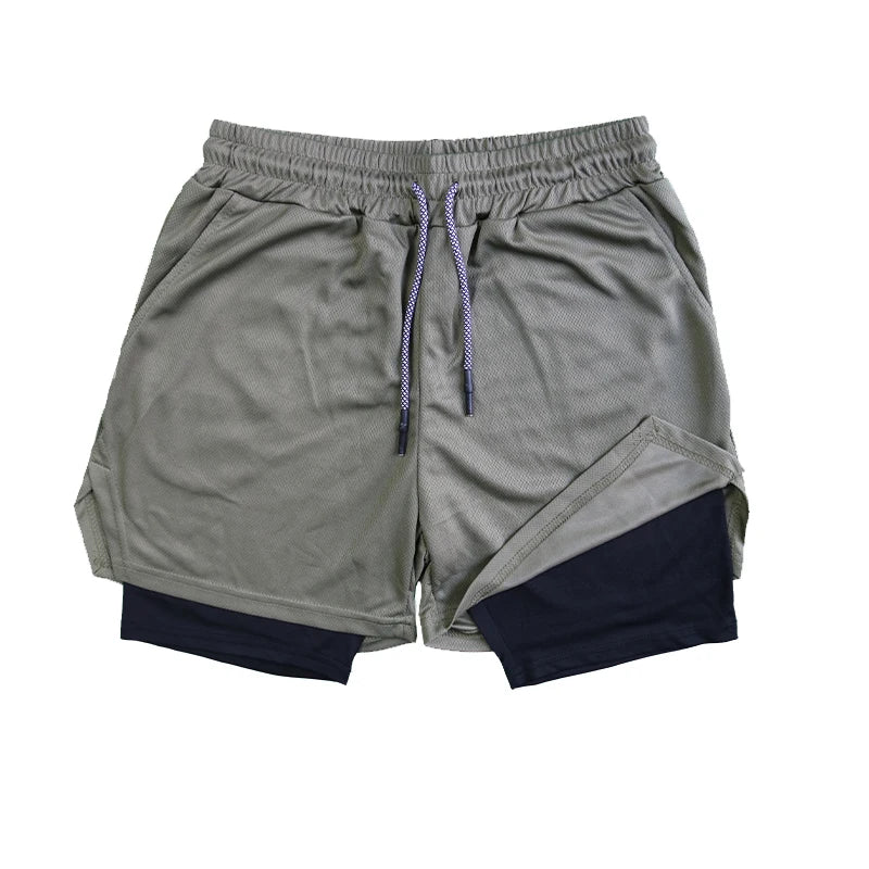 Double Layer Fitness Shorts