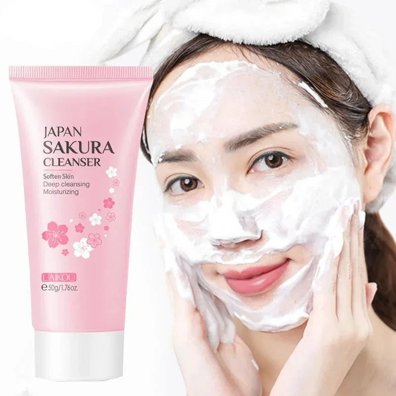 Sakura Facial Cleansing Foam