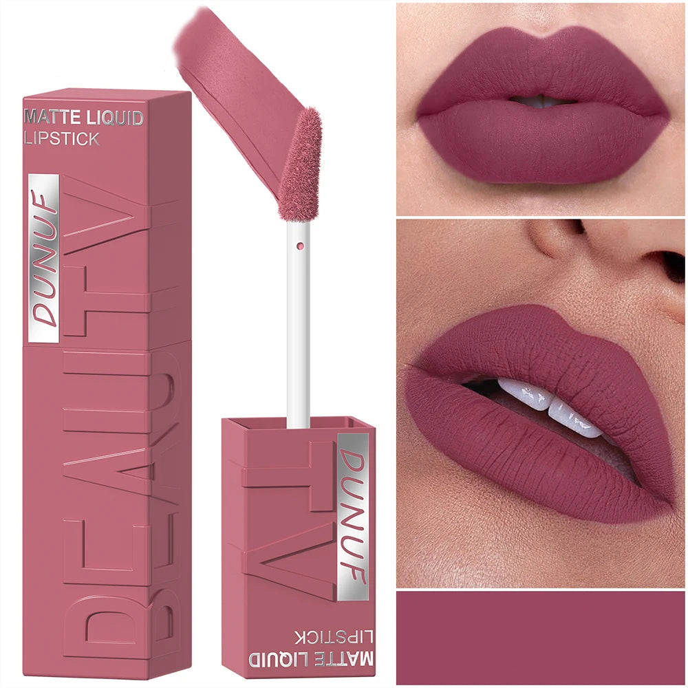 8-Shade Matte Liquid Lipstick Set