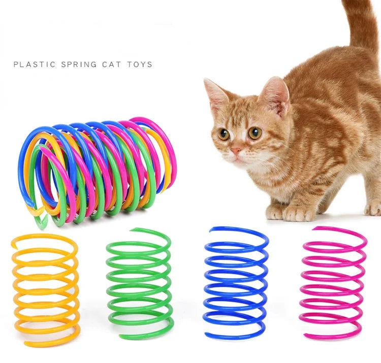 Interactive Coil Springs: Colorful Fun for Your Feline Friend