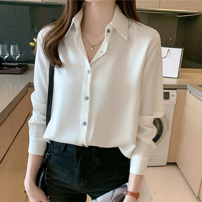 Satin OL Fashion Shirt