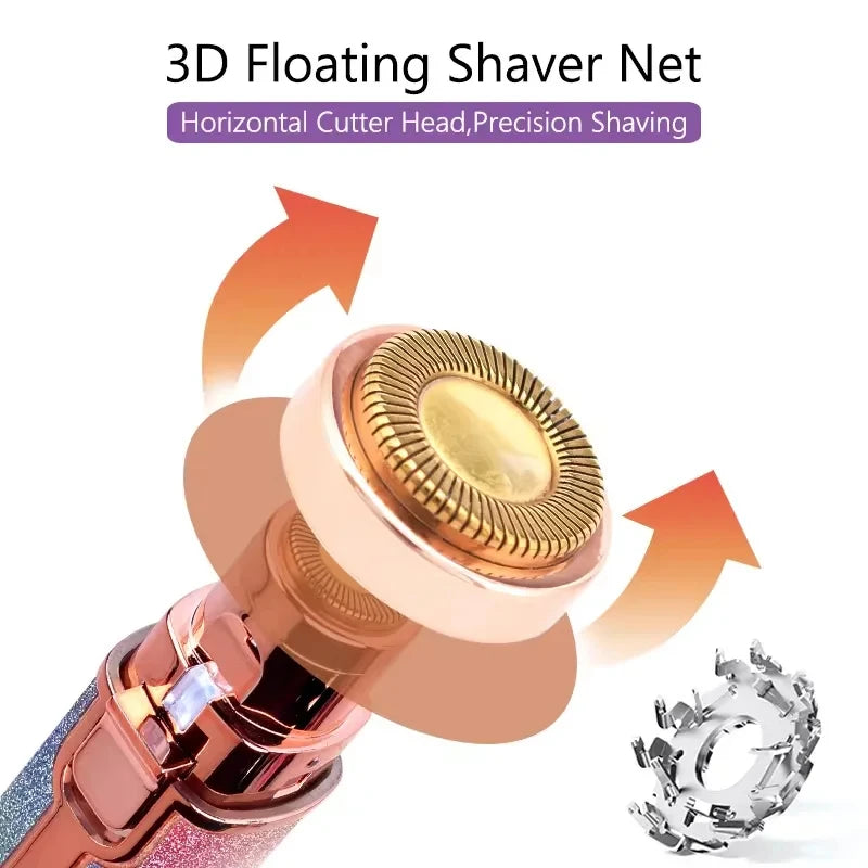 2-in-1 Rechargeable Facial Hair