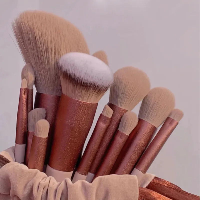 Fluffy Makeup Brushes Set