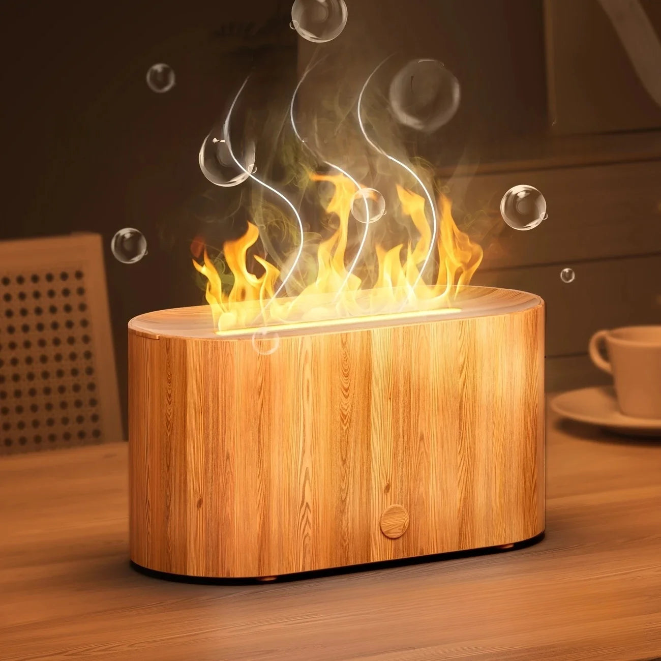 Flame Effect Aromatherapy Humidifier