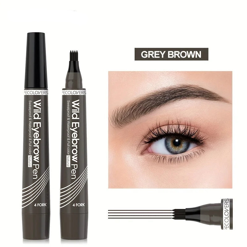 Waterproof 4-Tip Eyebrow Pen