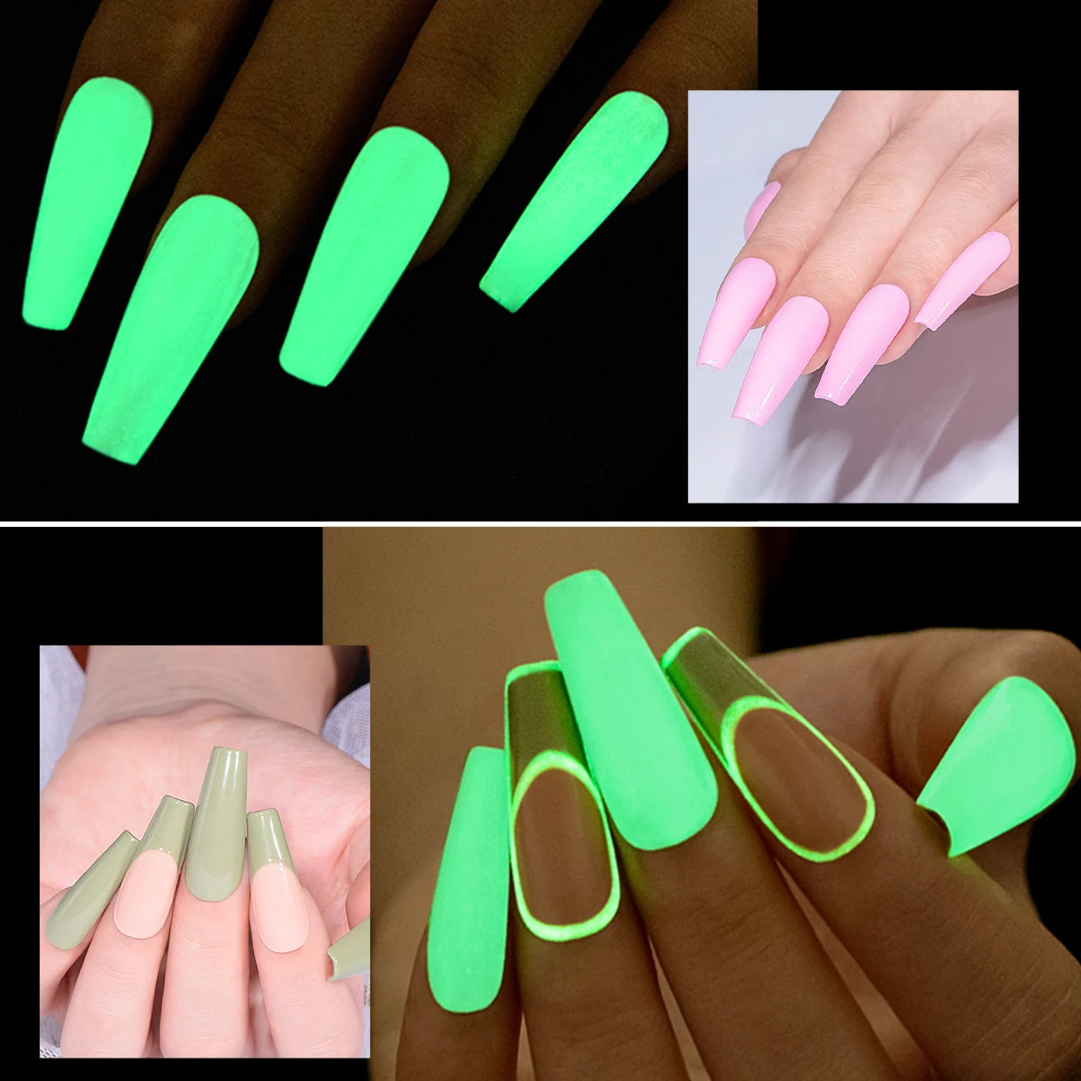 Glow-in-Dark Luminous Top Coat Gel Polish