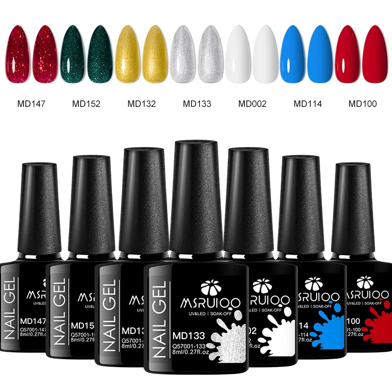 7-Piece UV Gel Polish Set
