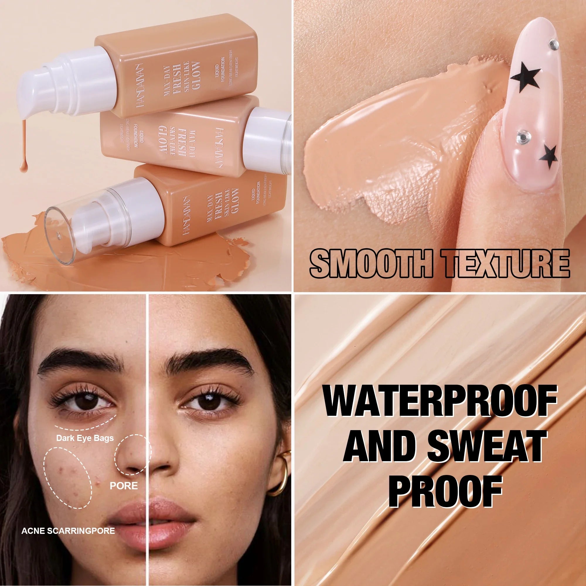 Long-Lasting Liquid Foundation