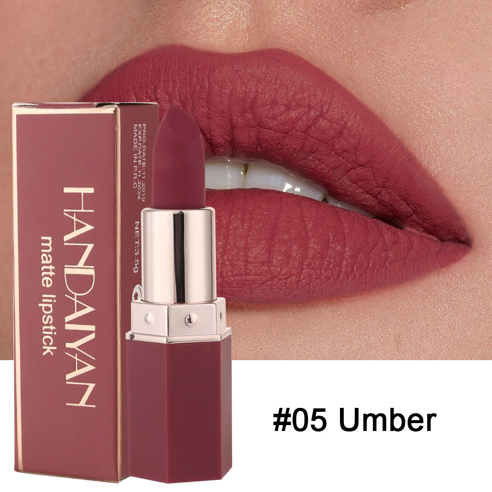 6-Color Long-Lasting Matte Lipstick Set
