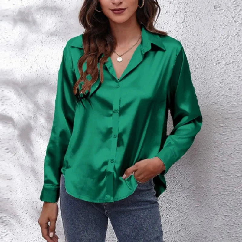 Spring Satin Shirt
