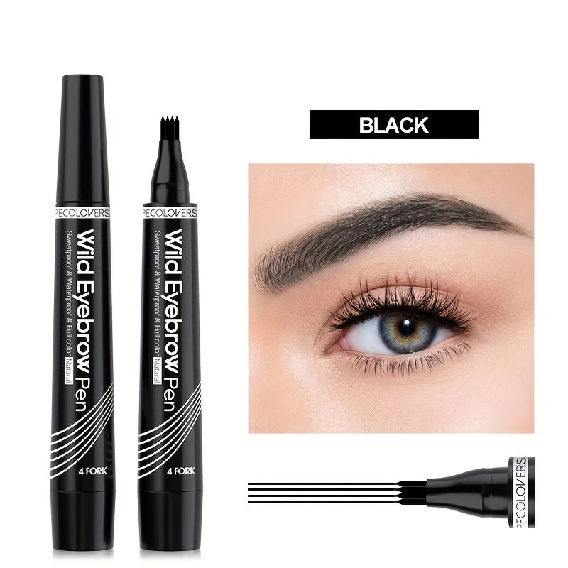 Waterproof 4-Tip Eyebrow Pen