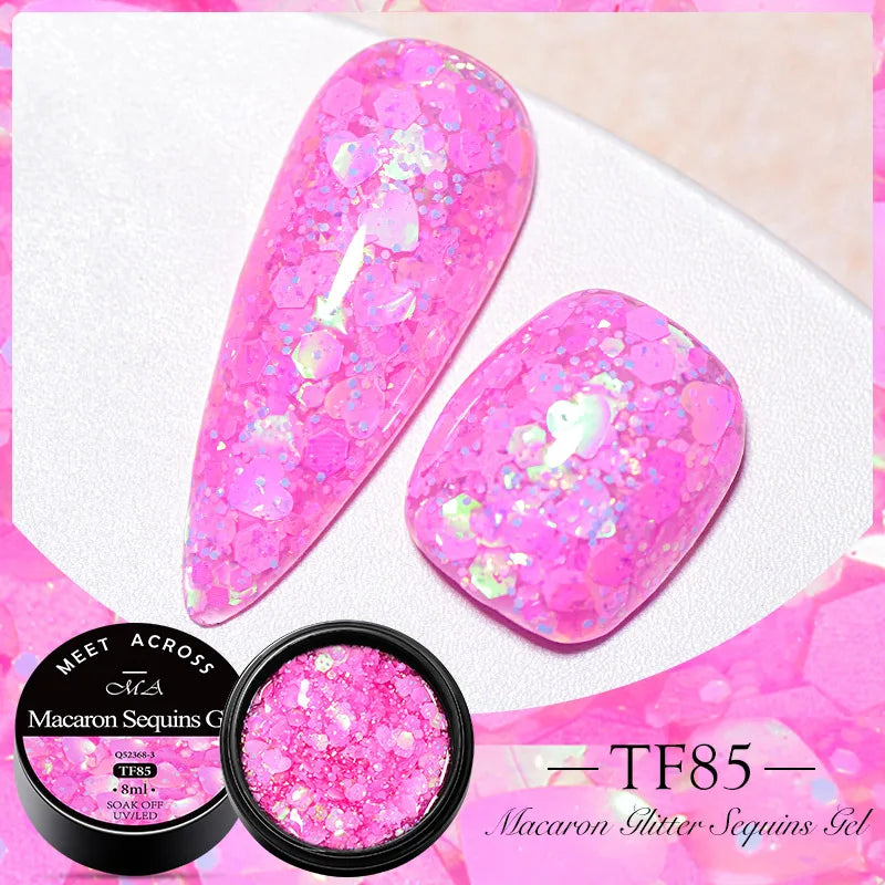 5ml Pink Dried Flower Gel Nail Polish