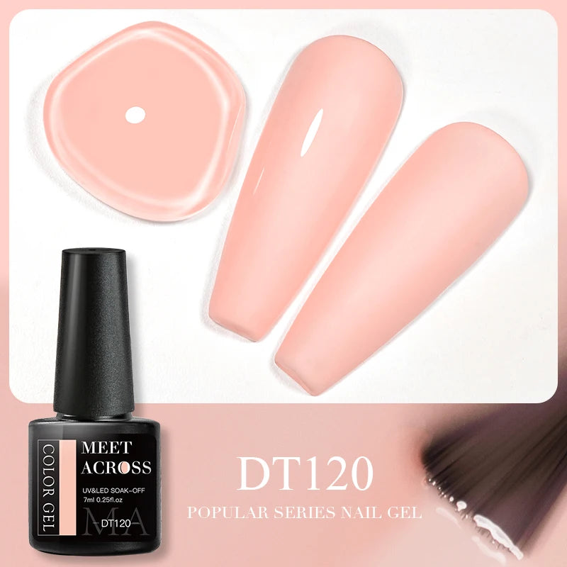 5ml Pink Dried Flower Gel Nail Polish
