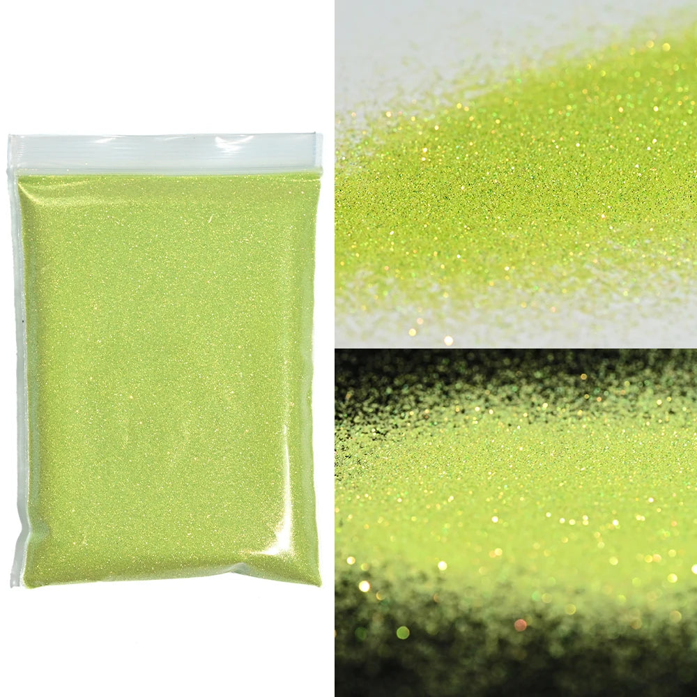 Blue-Green Luminous Nail Powder