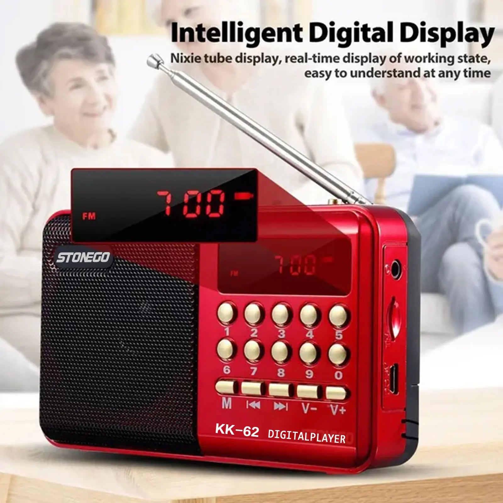 Portable Rechargeable Digital FM Radio
