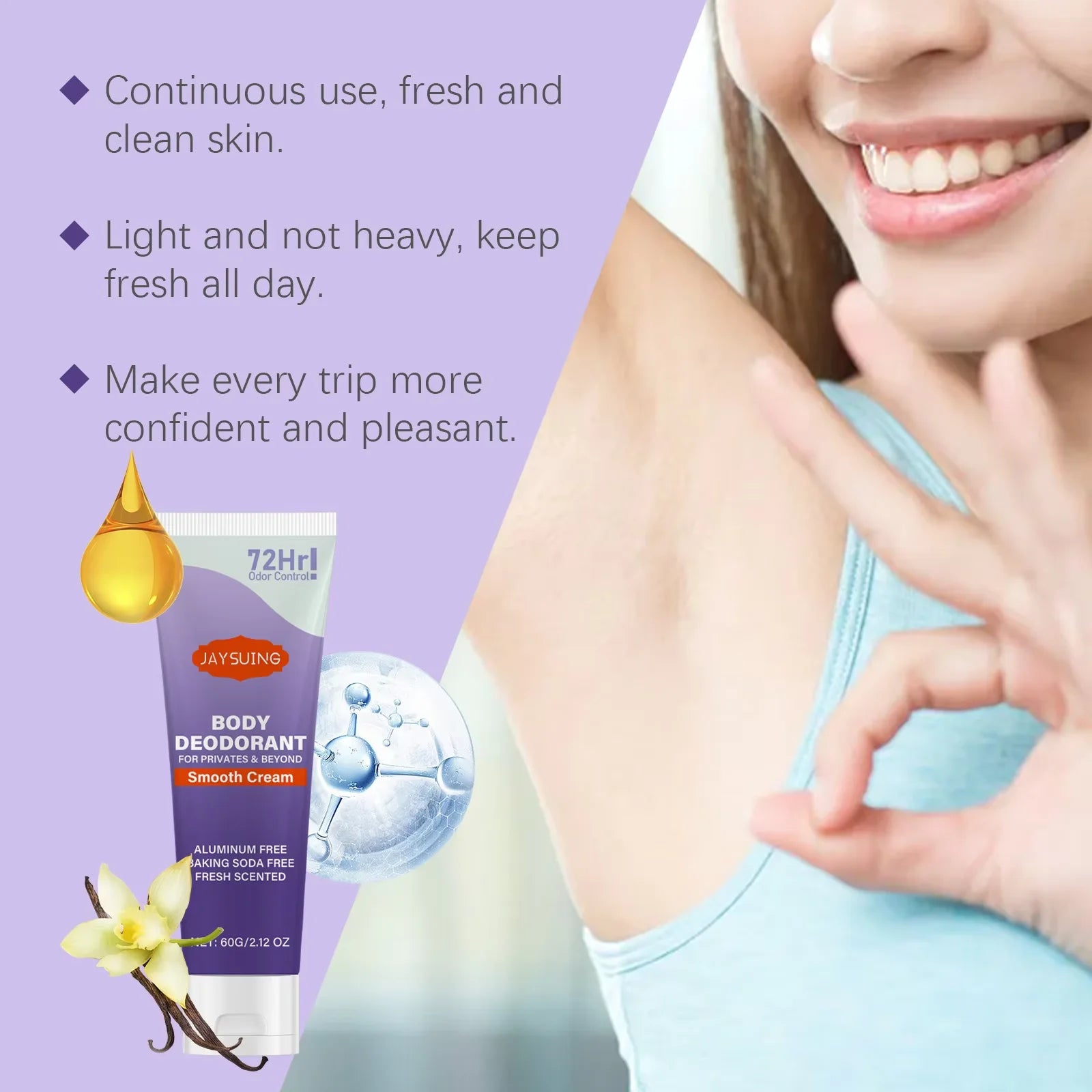 Vanilla Body Lotion Antiperspirant Deodorant