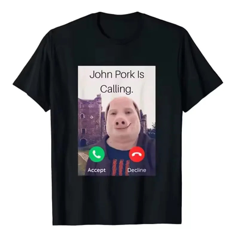 John Pork Funny Graphic Tee