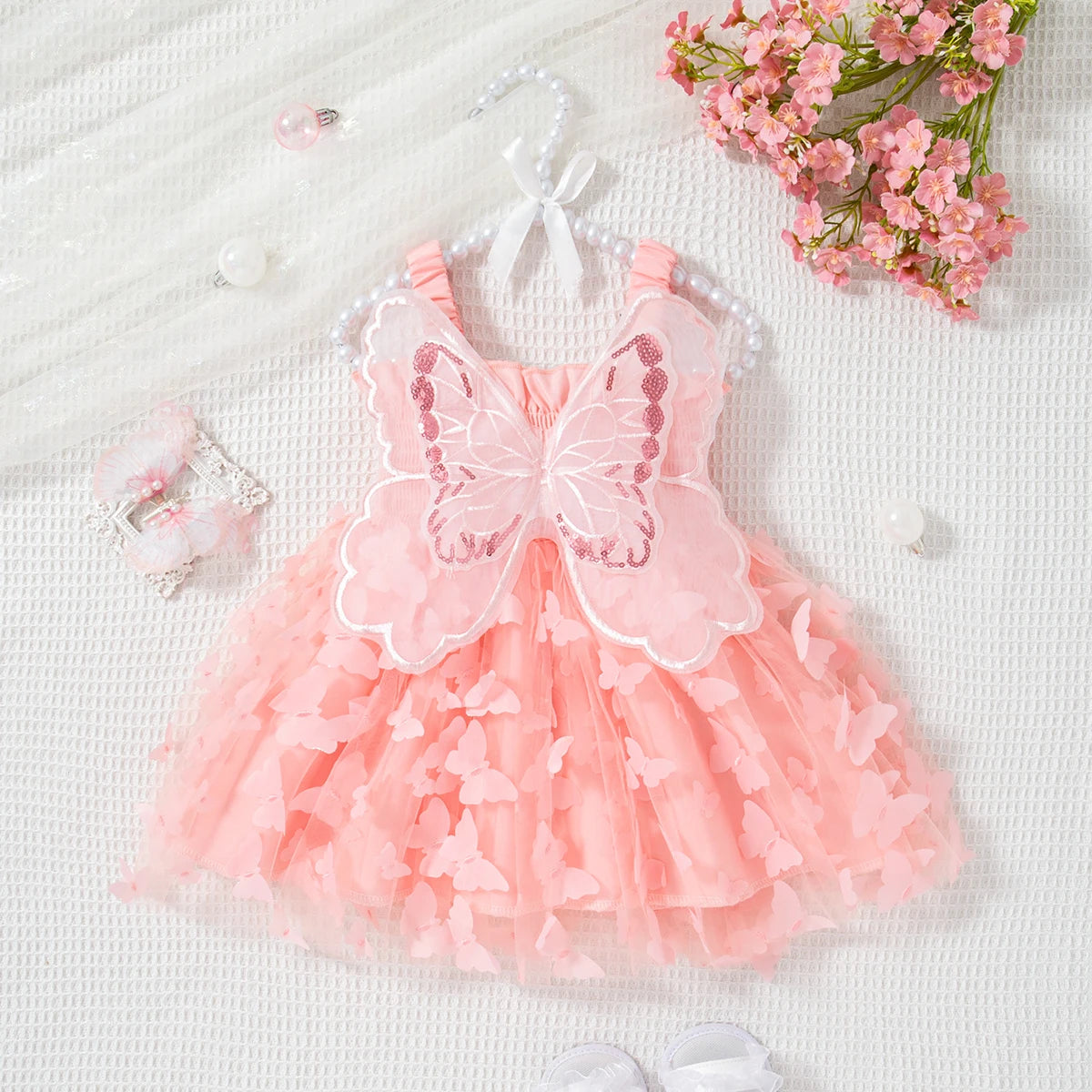 Butterfly Wing Baby Girl Dress