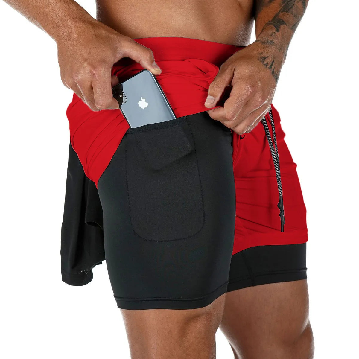 Double Layer Fitness Shorts