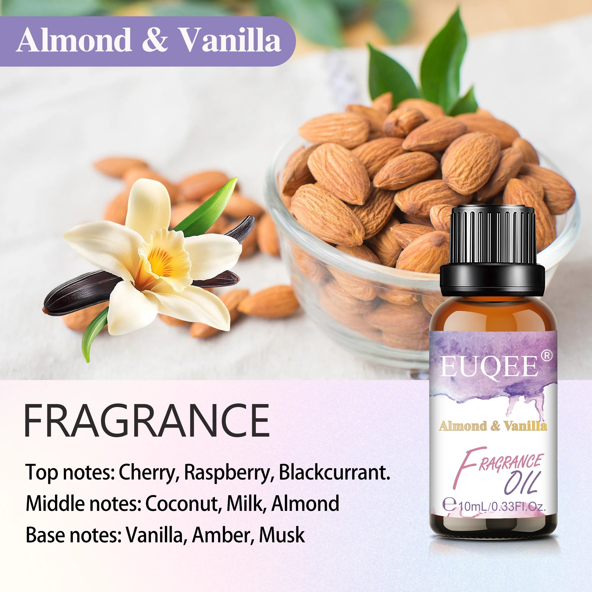 White Musk Almond Vanilla Essential Oil Blend