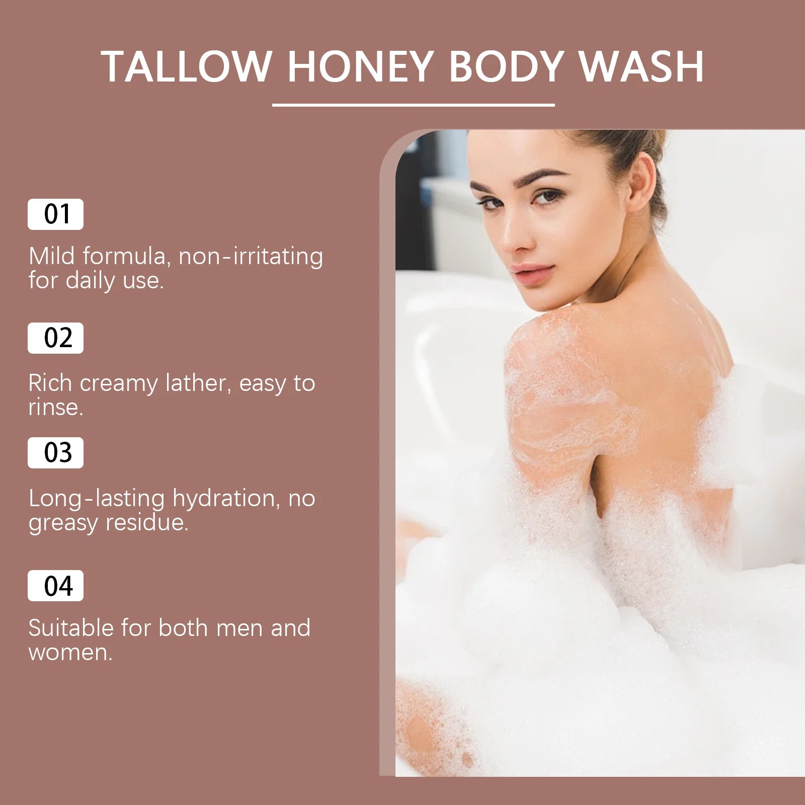 Tallow Honey Moisturizing Body Wash
