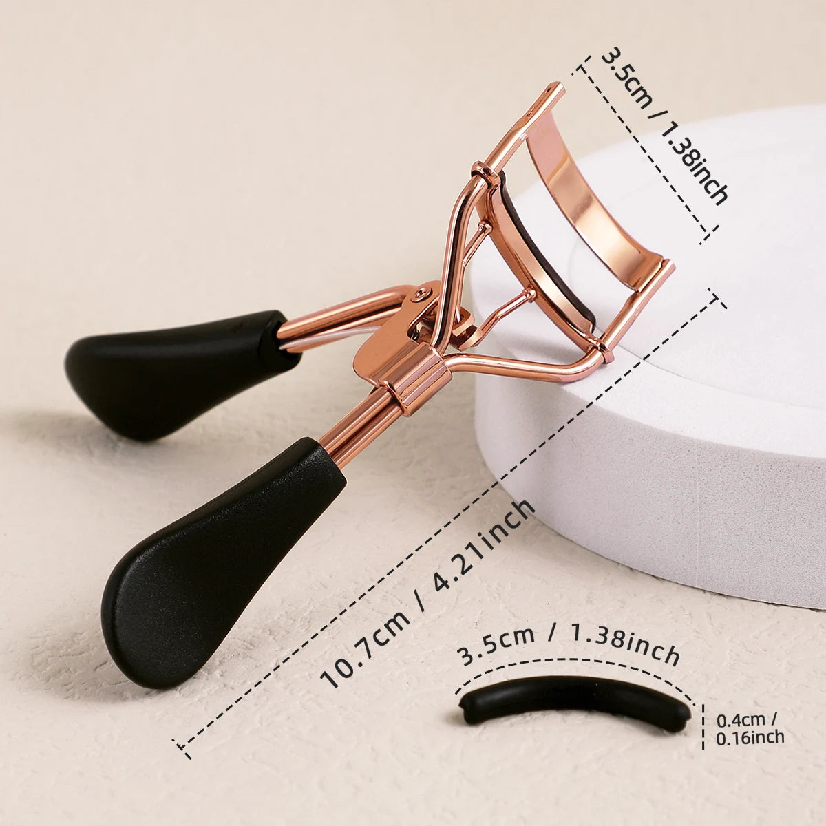 Portable Stainless Steel Eyelash Curler