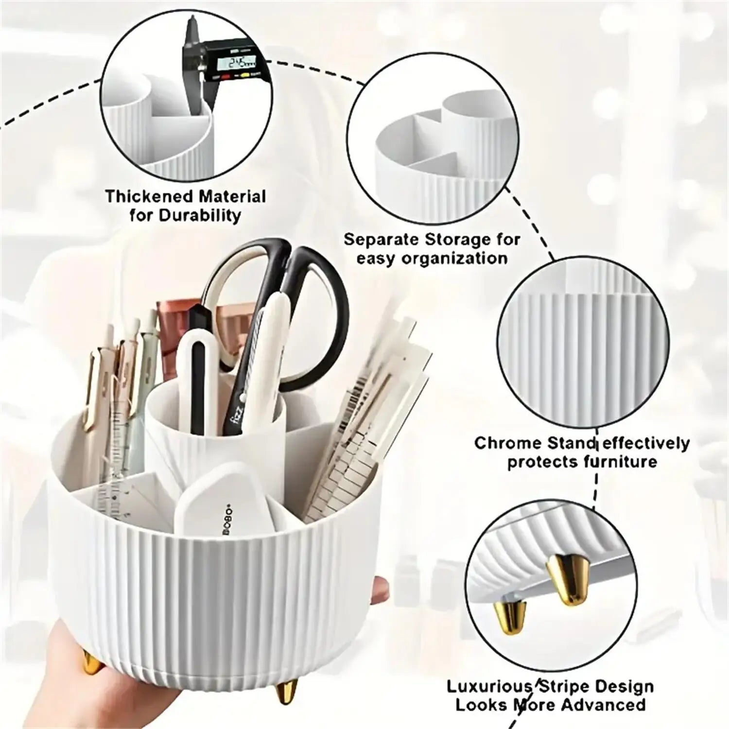 360° Rotating Cosmetic Organizer