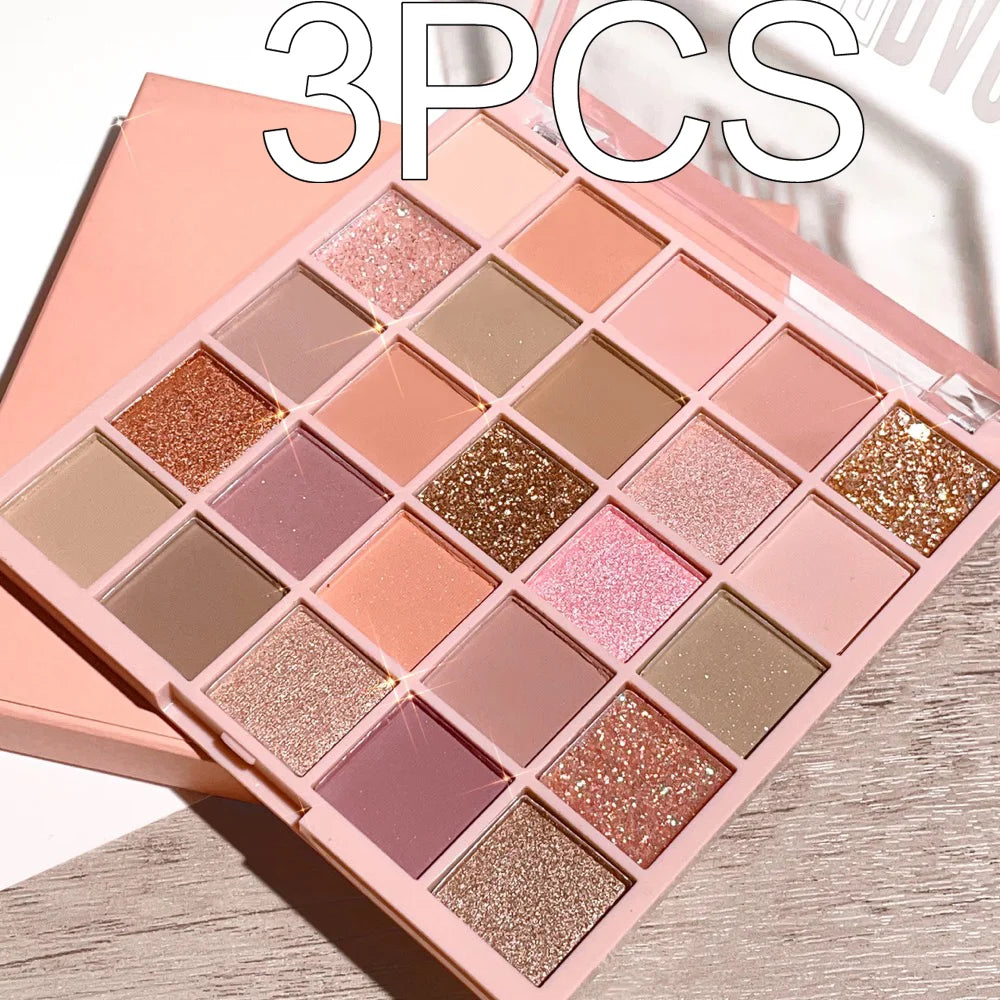 25-Color Oatmeal Milk Tea Eyeshadow Palette