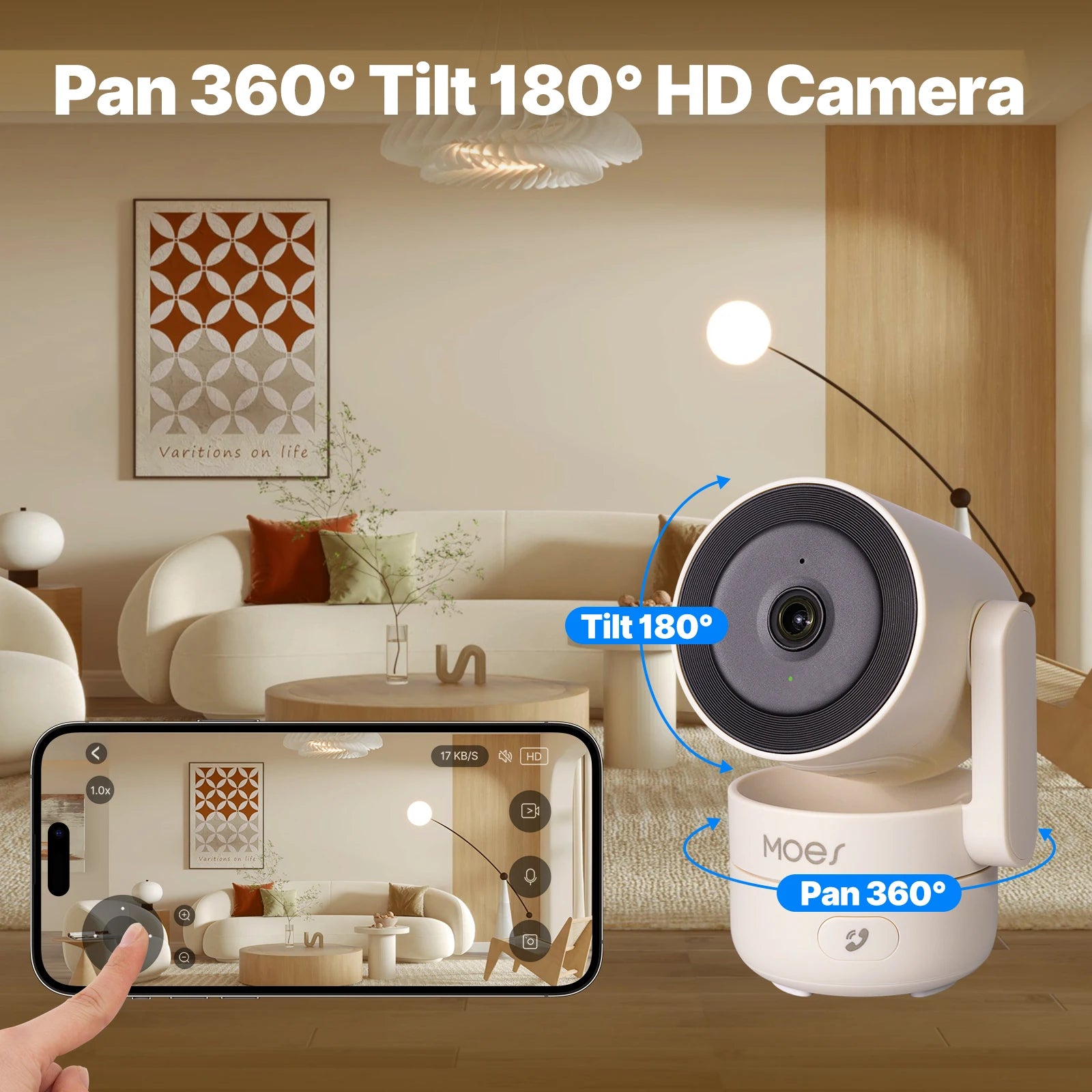 Wi-Fi Indoor Smart Security Camera